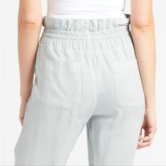 NWOT CLOTH & STONE Smocked Tie Waist Tencel Jogger Pants L - Picture 6 of 9